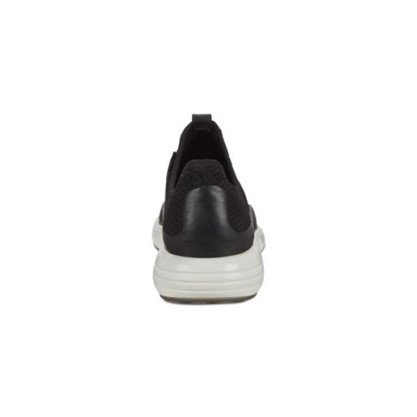 ECCO SHOES -SOFT 7 RUNNER WOMEN'S SLIP-ON SHOES-BLACK/BLACKBLACK