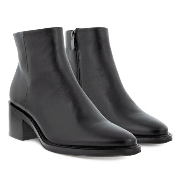 ECCO SHOES -SHAPE 35 SARTORELLE WOMEN'S ANKLE BOOT MID-BLACK