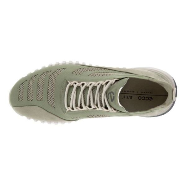 ECCO SHOES -ZIPFLEX MEN'S LOW TEX SHOES-VETIVER/VETIVER