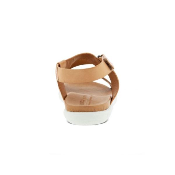 ECCO SHOES -SIMPIL SANDAL FLAT WOMEN'S SANDAL-BRONZE/LION