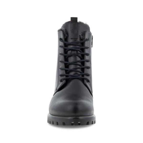 ECCO SHOES -MODTRAY WOMEN'S LACE BOOT-BLACK