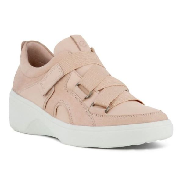 ECCO SHOES -SOFT 7 WEDGE WOMEN'S SHOE-ROSE DUST/ROSE DUST