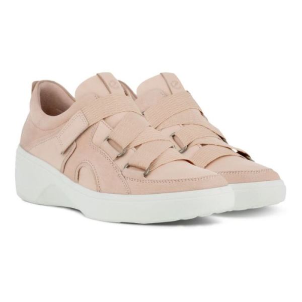 ECCO SHOES -SOFT 7 WEDGE WOMEN'S SHOE-ROSE DUST/ROSE DUST