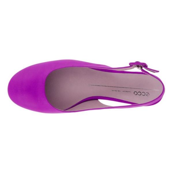 ECCO SHOES -ANINE WOMEN'S SLING-BACK FLATS-PHLOX NEON