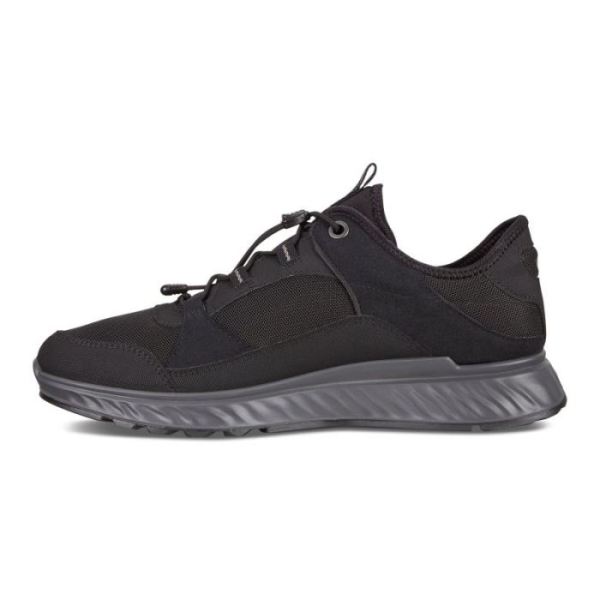 ECCO SHOES -EXOSTRIDE MEN'S LOW GTX SHOES-BLACK