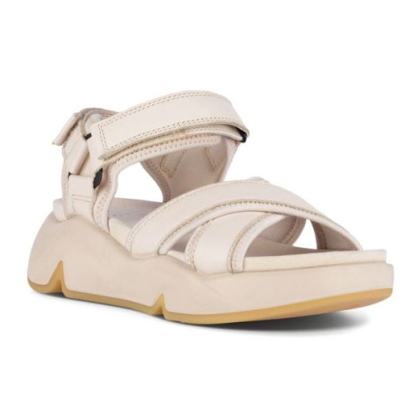 ECCO SHOES -CHUNKY WOMEN'S SPORT SANDAL-LIMESTONE/LIMESTONE