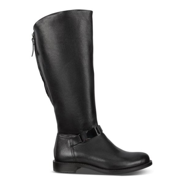 ECCO SHOES -SARTORELLE 25 WOMEN'S HIGH-CUT BUCKLED BOOT-BLACK