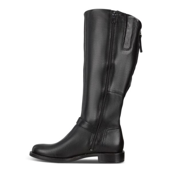 ECCO SHOES -SARTORELLE 25 WOMEN'S HIGH-CUT BUCKLED BOOT-BLACK