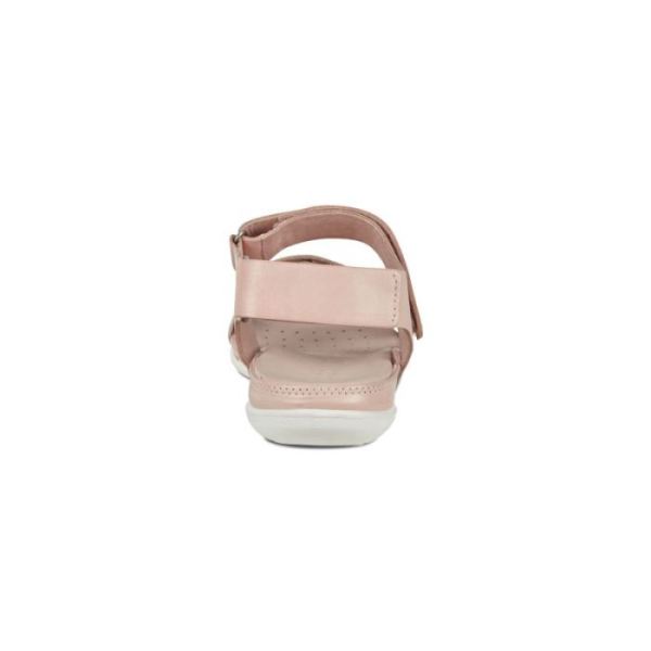 ECCO SHOES -FLASH FLAT SANDAL-SHADOW WHITE/GRAVEL/ROSE DUST