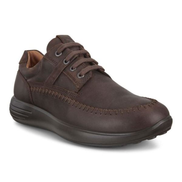 ECCO SHOES -SOFT 7 RUNNER MEN'S SEAWALKER-MOCHA