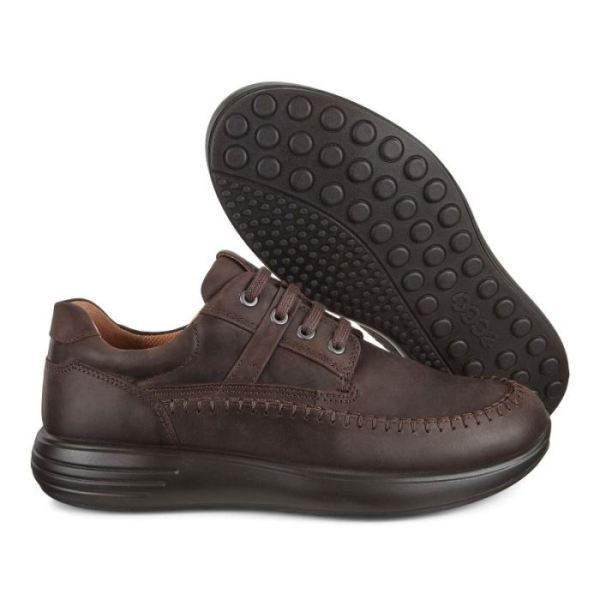 ECCO SHOES -SOFT 7 RUNNER MEN'S SEAWALKER-MOCHA