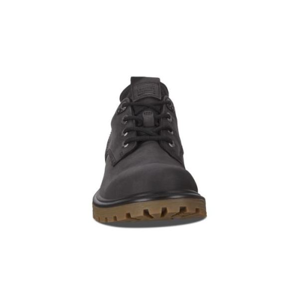 ECCO SHOES -TREDTRAY MEN'S SHOE-BLACK DRAGO