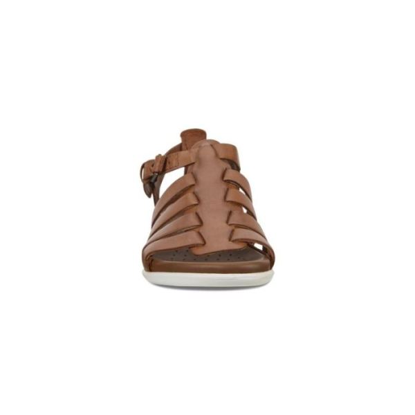 ECCO SHOES -FLASH FLAT SANDAL-MAHOGANY