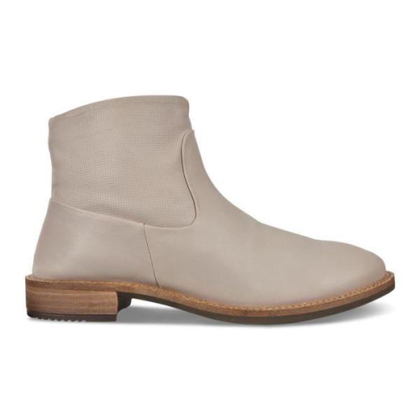 ECCO SHOES -SARTORELLE 25 ANKLE BOOTS-GREY ROSE