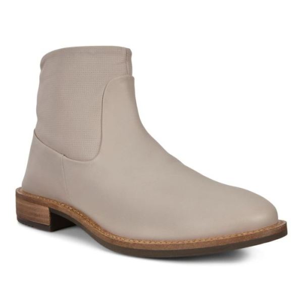 ECCO SHOES -SARTORELLE 25 ANKLE BOOTS-GREY ROSE