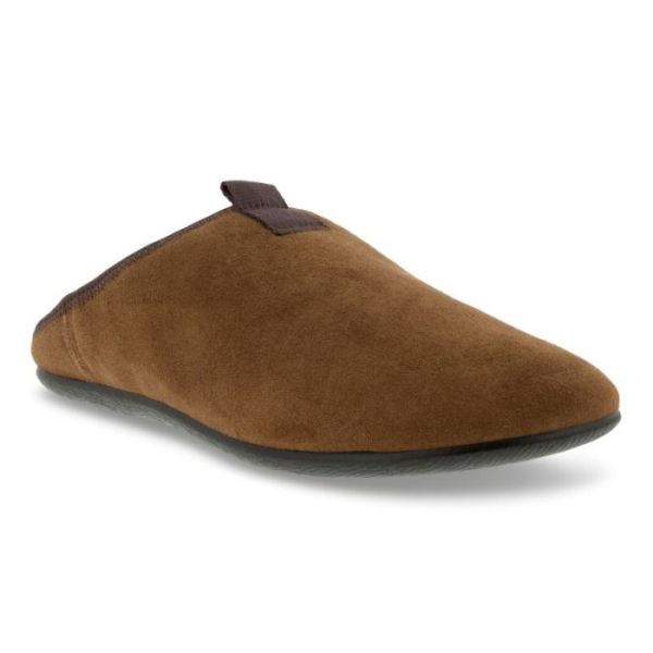 ECCO SHOES -EASY MEN'S SLIP-ON-COCOA BROWN