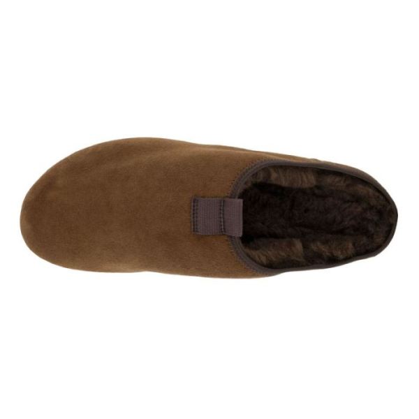 ECCO SHOES -EASY MEN'S SLIP-ON-COCOA BROWN