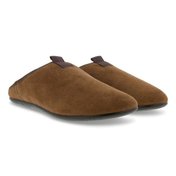 ECCO SHOES -EASY MEN'S SLIP-ON-COCOA BROWN