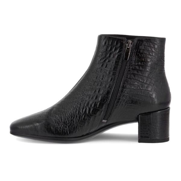 ECCO SHOES -SHAPE 35 SQUARED WOMEN'S ANKLE BOOT-BLACK