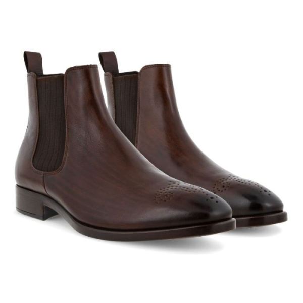 ECCO SHOES -VITRUS MONDIAL CHELSEA MEN'S BOOT-COCOA BROWN