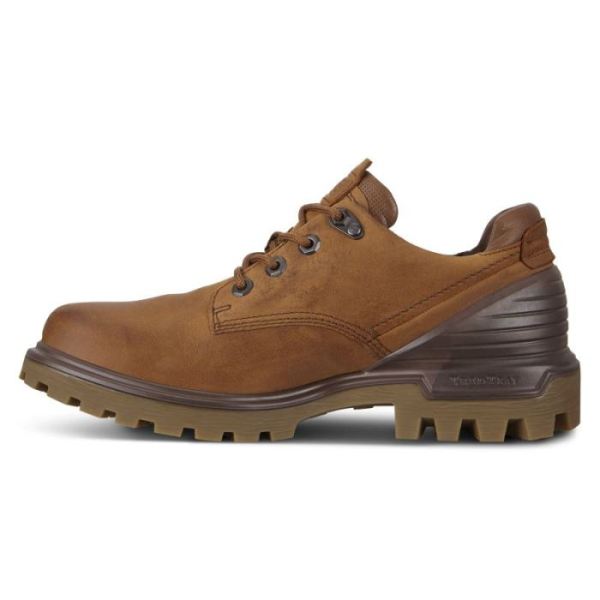 ECCO SHOES -TREDTRAY MEN'S SHOE-AMBER COCOA BROWN