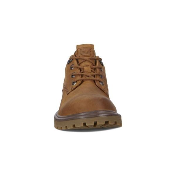 ECCO SHOES -TREDTRAY MEN'S SHOE-AMBER COCOA BROWN