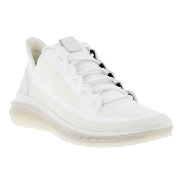 ECCO SHOES -ST.360 MEN'S ATHLETIC SNEAKER-WHITE