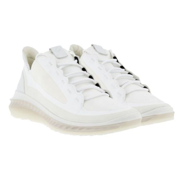 ECCO SHOES -ST.360 MEN'S ATHLETIC SNEAKER-WHITE