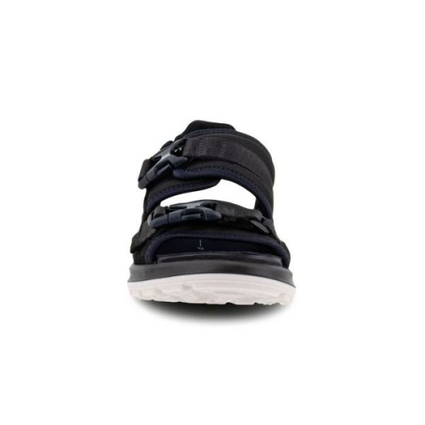 ECCO SHOES -EXOWRAP WOMEN'S 2 STRAP BUCKLE-BLACK/BLACK