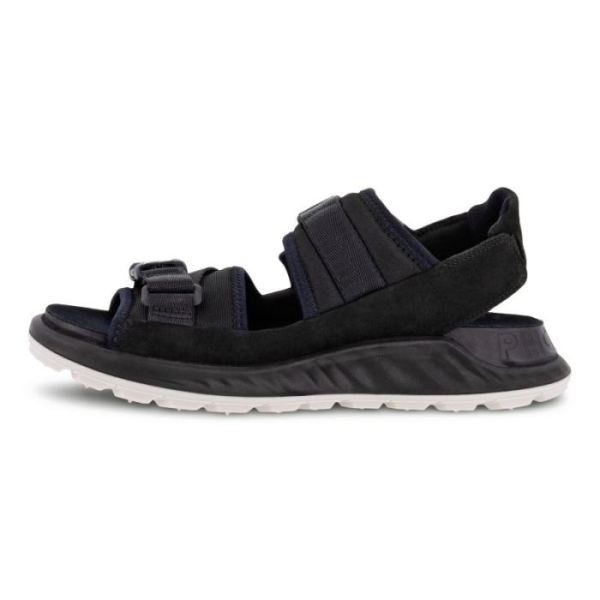 ECCO SHOES -EXOWRAP WOMEN'S 2 STRAP BUCKLE-BLACK/BLACK