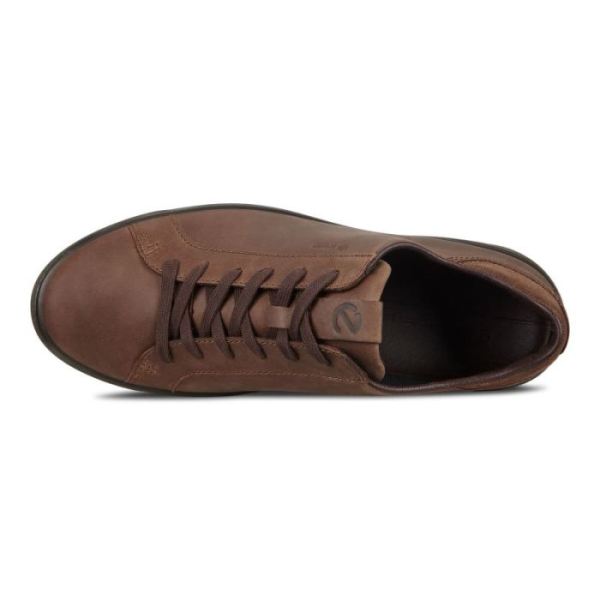 ECCO SHOES -STREET TRAY MEN'S GTX SNEAKER-COCOA BROWN/COCOA BROWN