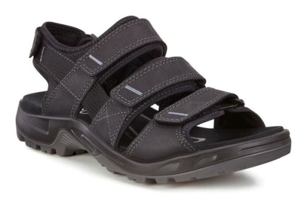 ECCO SHOES -OFFROAD FLAT SANDAL-BLACK