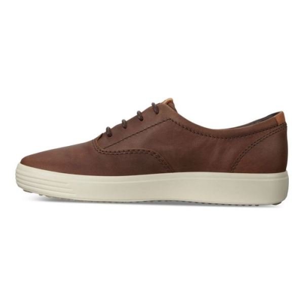 ECCO SHOES -SOFT 7 MEN'S SNEAKER-COCOA BROWN