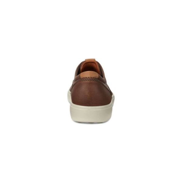 ECCO SHOES -SOFT 7 MEN'S SNEAKER-COCOA BROWN