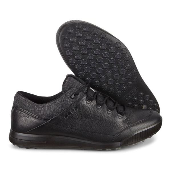 ECCO SHOES -MEN'S STREET RETRO GOLF SHOES-BLACK