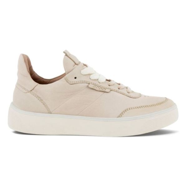 ECCO SHOES -STREET TRAY WOMEN'S STREET SNEAKER-LIMESTONE