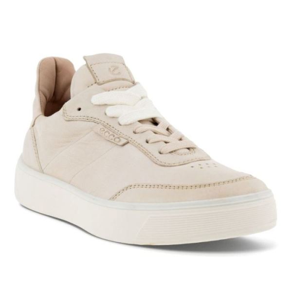 ECCO SHOES -STREET TRAY WOMEN'S STREET SNEAKER-LIMESTONE