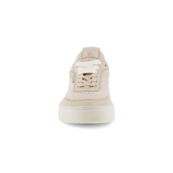 ECCO SHOES -STREET TRAY WOMEN'S STREET SNEAKER-LIMESTONE