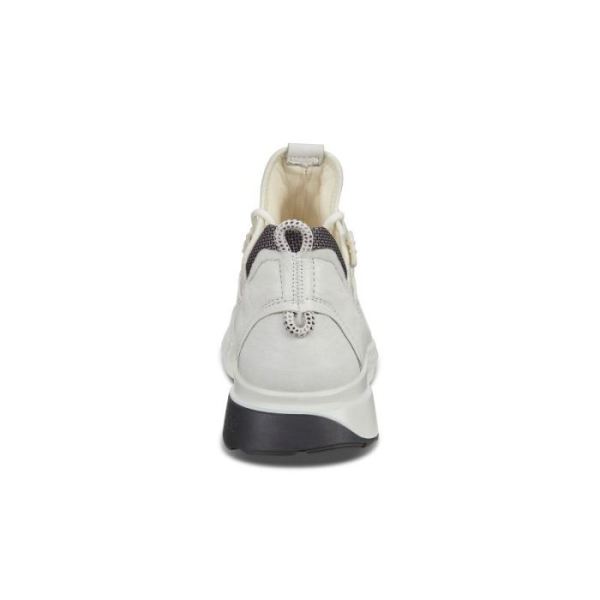 ECCO SHOES -ZIPFLEX WOMEN'S LOW DYNEEMA SHOES-WHITE