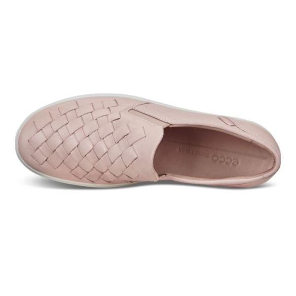 ECCO SHOES -WOMEN'S SOFT 7 WOVEN-ROSE DUST