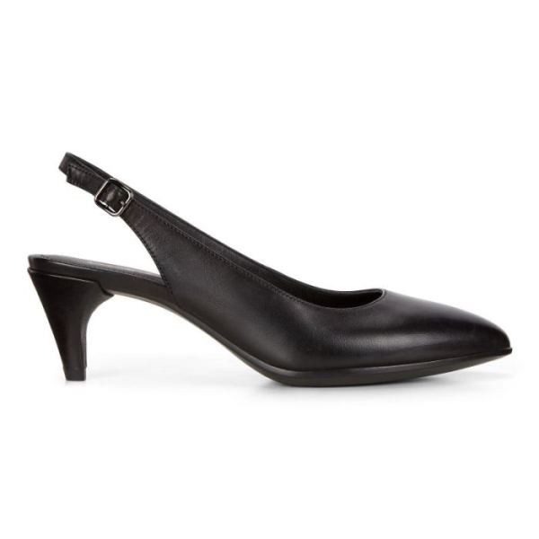 ECCO SHOES -SHAPE 45 POINTY SLEEK SLINGBACK WOMEN'S PUMP-BLACK