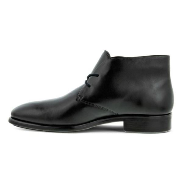 ECCO SHOES -CITYTRAY MEN'S CHUKKA BOOT-BLACK