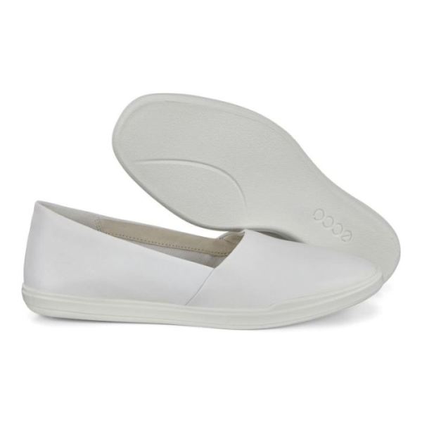 ECCO SHOES -SIMPIL WOMEN'S LOAFER-WHITE