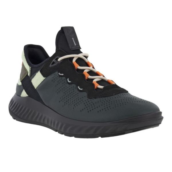 ECCO SHOES -ATH-1FM MEN'S SNEAKER-SEA TANGLE/BLACK