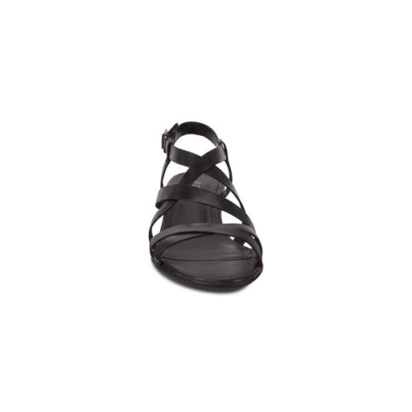 ECCO SHOES -SHAPE 35 WOMEN'S WEDGE SANDALS-BLACK