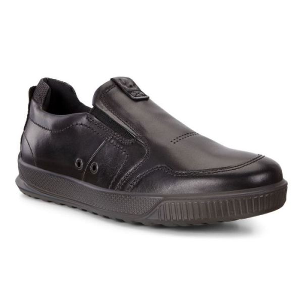 ECCO SHOES -BYWAY MEN'S SLIP ON SNEAKER-BLACK