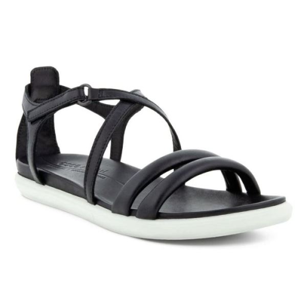 ECCO SHOES -SIMPIL WOMEN'S CROSS STRAP SANDAL-BLACK