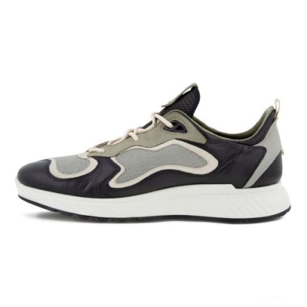 ECCO SHOES -ST.1 MEN'S LACED SHOES-MULTICOLOR BLACK