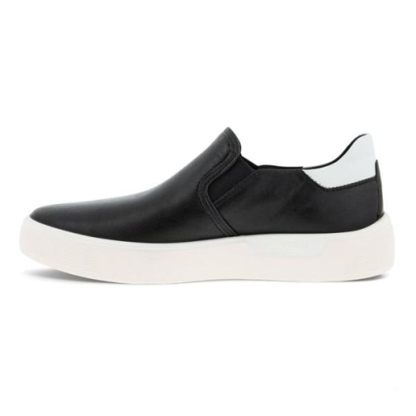 ECCO SHOES -STREET TRAY W SLIP-ON-BLACK