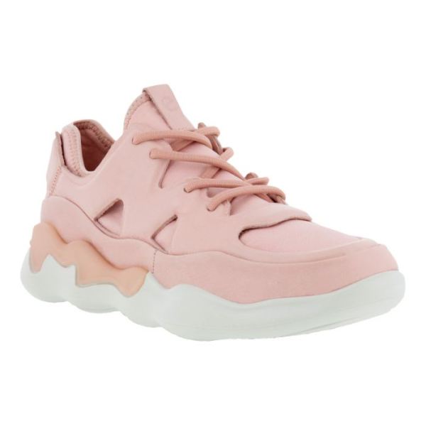 ECCO SHOES -ELO WOMEN'S ATHLETIC SNEAKER-SILVER PINK